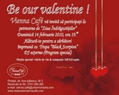 Vienna Cafe - Be our Valentine!