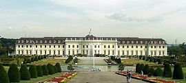 View of the upper grounds of Ludwigsburg Palace