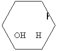 Hexagon: H

OH     H
