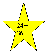 5-Point Star: 24+
36
