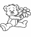 flowers coloring book pages