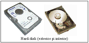 Text Box: 
Hard-disk (exterior si interior)
