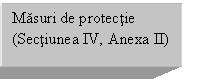 Text Box: Masuri de protectie
(Sectiunea IV, Anexa II)
