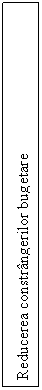 Text Box: Reducerea constrangerilor bugetare