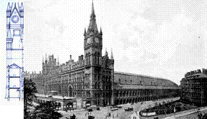 St Pancras station, shortly after opening.
