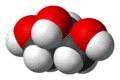 Formule en 3 dimension du glycrol.