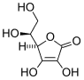 Structura chimica a vitaminei C.