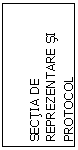 Text Box: SECTIA DE REPREZENTARE SI PROTOCOL