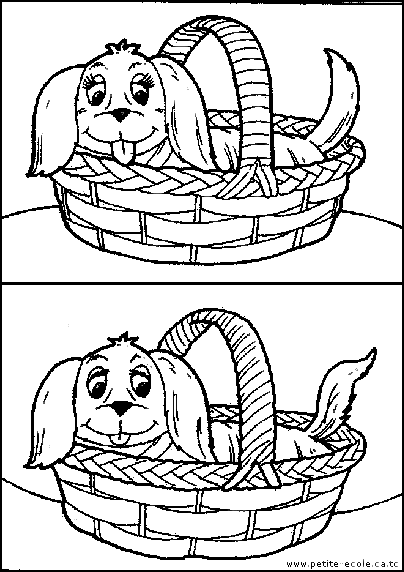E:DIVERSEImagini de colorat pt copii (din desene animate)Jeuxles 7 erreur du chien dans un panier.gif