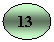 Oval: 13