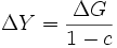 Delta Y = frac