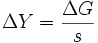 Delta Y = frac