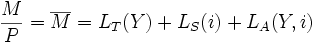 frac=overline M = L_T(Y) + L_S(i) + L_A(Y,i)