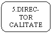 Rounded Rectangle: 5.DIREC-TOR CALITATE