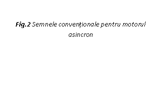 Text Box: Fig.2 Semnele conventionale pentru motorul asincron
