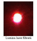 Text Box:  
Lumina laser filtrata
