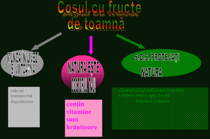 Cosul cu fructe,S.O.S. PROTEJATI,NATURA,NATURA ESTE,DOCTORUL TAU!,MUNCA IN LIVEZI,SI VII TOAMNA,de toamna