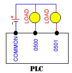 NPN Transistor output connections