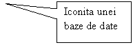 Rectangular Callout: Iconita unei baze de date