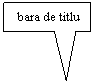 Rectangular Callout: bara de titlu