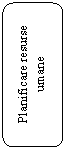 Rounded Rectangle: Planificare resurse
umane
