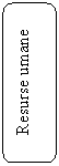 Rounded Rectangle: Resurse umane