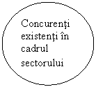 Oval: Concurenti existenti in cadrul sectorului