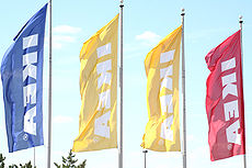 https://upload.wikimedia.org/wikipedia/commons/thumb/f/f1/IKEA_Flags.jpg/230px-IKEA_Flags.jpg