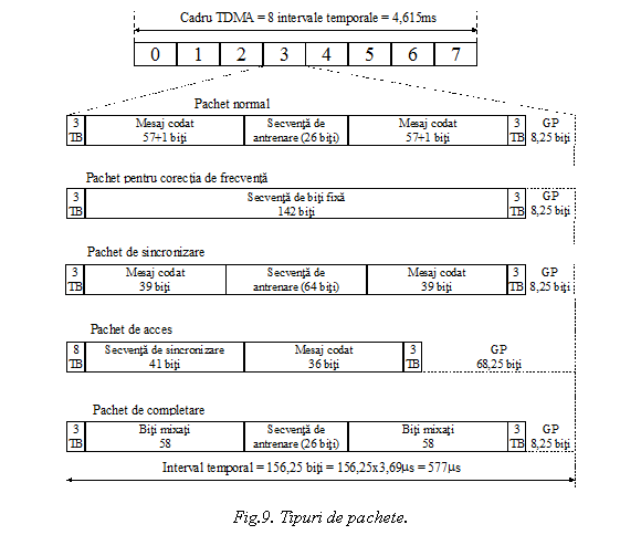 Text Box: 

Fig.9. Tipuri de pachete.
