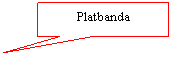 Rectangular Callout: Platbanda