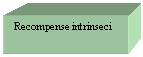 Text Box: Recompense intrinseci


