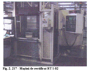 Text Box: 
Fig. 2. 217 - Masina de rectificat RT 1-02


