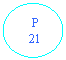 Oval:     P
   21

