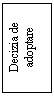 Text Box: Decizia de adoptare
