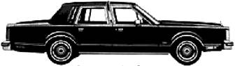Lincoln Continental Town Sedan 1980